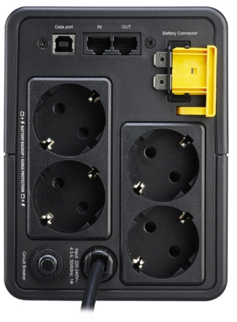UPS APC Back-UPS 950VA Schuko (BX950MI-GR) - obraz 4