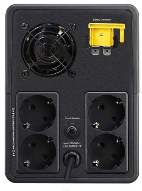 ДБЖ APC Easy UPS 1600VA Schuko (BVX1600LI-GR) - зображення 4