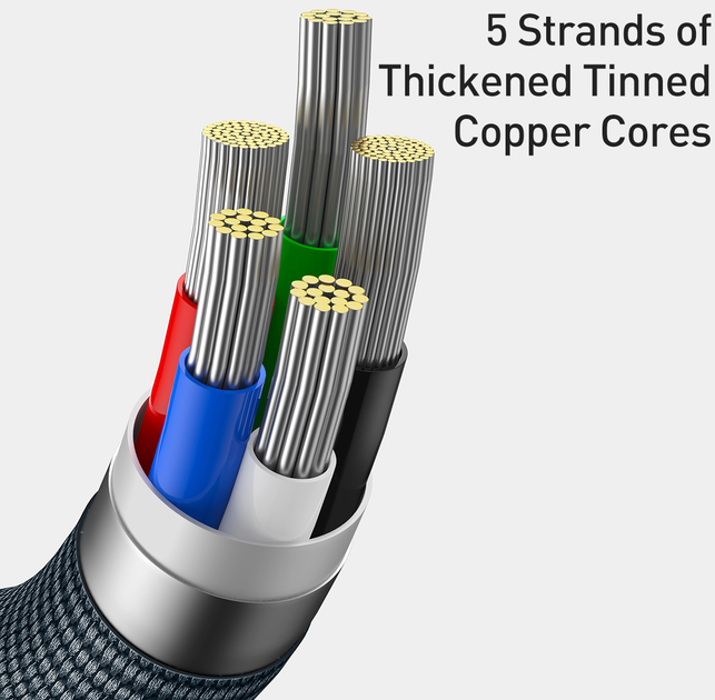 Кабель Baseus Crystal Shine Series Fast Charging Data Cable Type-C to iP 20 W 2 m Black (CAJY000301) - зображення 6