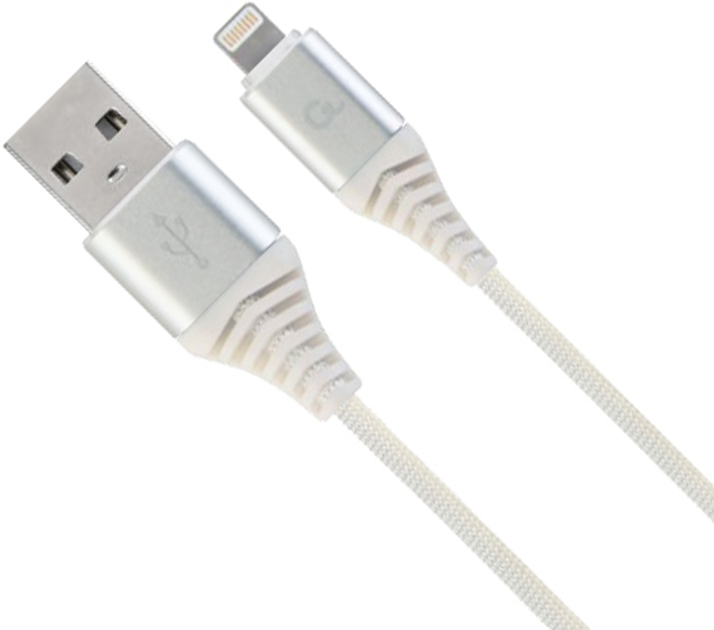 Кабель Cablexpert USB — Apple Lightning 2 м White (CC-USB2B-AMLM-2M-BW2) - зображення 1