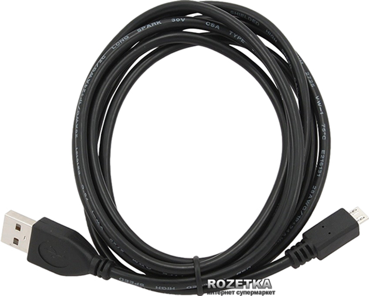 Кабель Cablexpert USB 2.0 - MicroUSB 5pin 1 м (CCP-mUSB2-AMBM-1M) - зображення 2