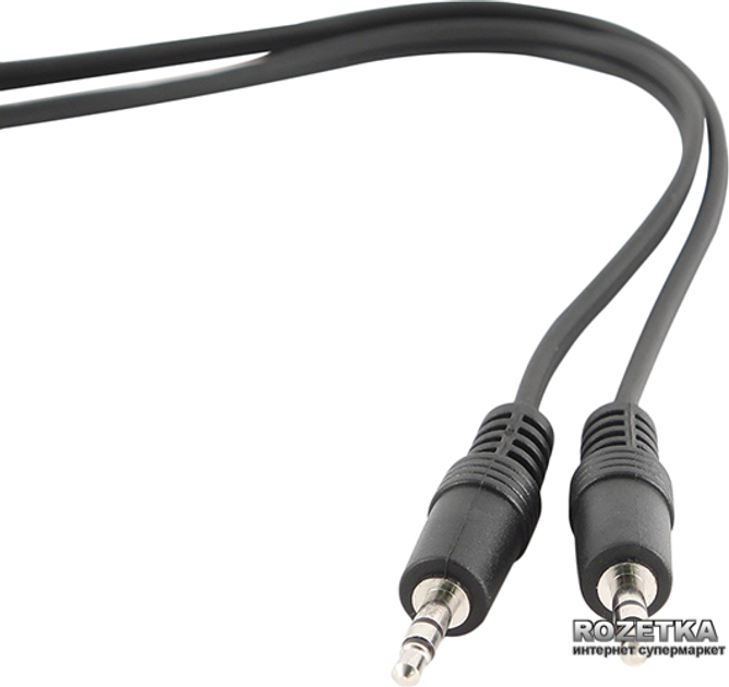Stereofoniczny kabel audio Cablexpert CCA-404 3,5 mm 1,2 m Czarny - obraz 1