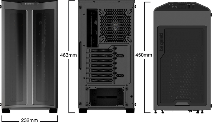Корпус be quiet! Pure Base 500 FX Black (BGW43) - зображення 10
