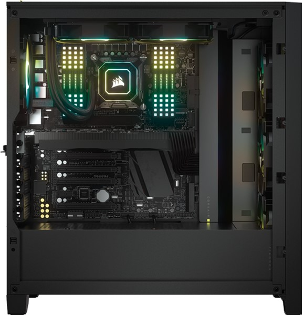 Obudowa Corsair iCUE 4000X RGB Szkło hartowane Czarne (CC-9011204-WW) - obraz 12
