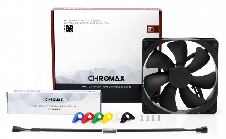 Chłodzenie Noctua NF-A14PWM chromax.black.swap - obraz 3