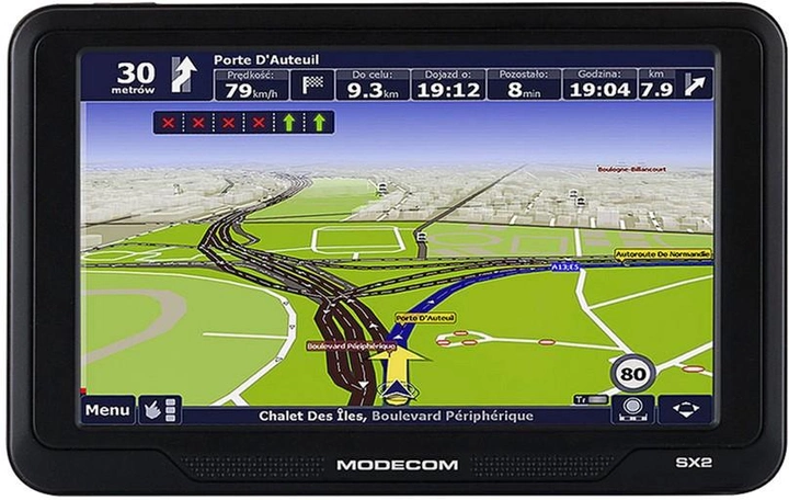 Nawigator GPS Urządzenie Modecom FreeWAY SX2 MapFactor (NAV-FREEWAYSX2-MF-EU) - obraz 1