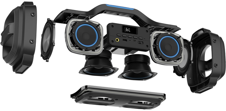 Głośnik przenośny Real-El X-770 Black (EL121600004) - obraz 6
