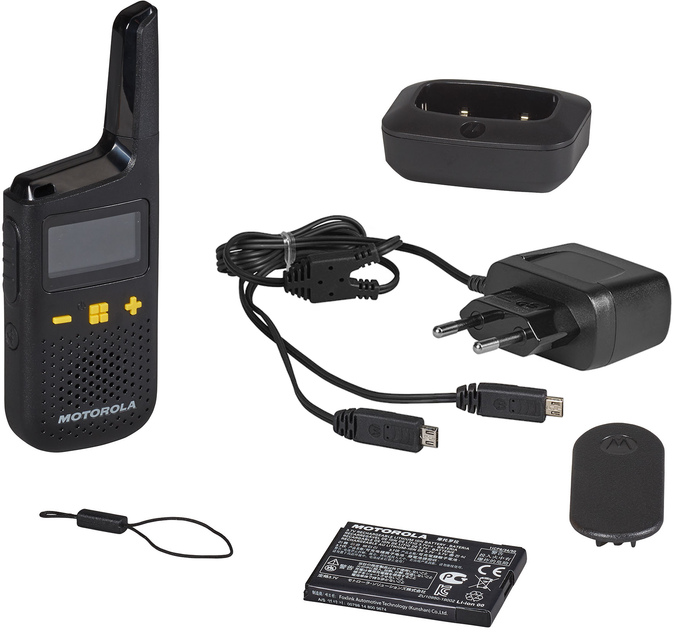 Walkie Talkie Motorola XT185 Twin Pack & Charger Weurope (D3P01611BDLMAW) - obraz 9