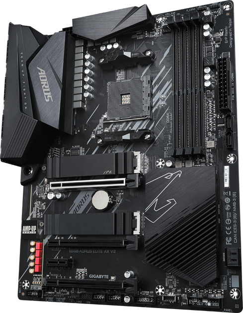 Материнська плата Gigabyte B550 AORUS ELITE AX V2 (sAM4, AMD B550, PCI-Ex16) - зображення 2