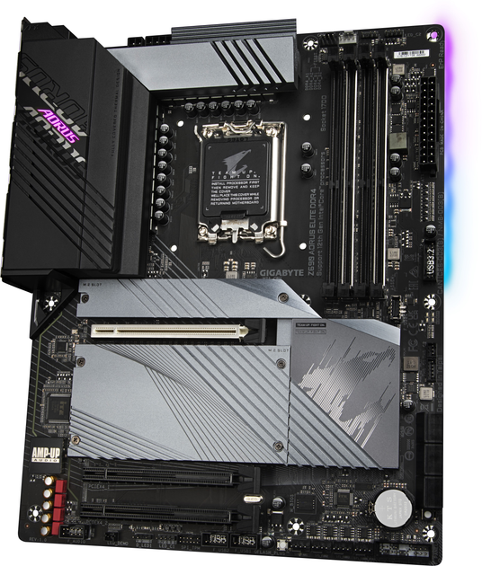 Материнська плата Gigabyte Z690 Aorus Elite DDR4 (s1700, Intel Z690, PCI-Ex16) - зображення 3