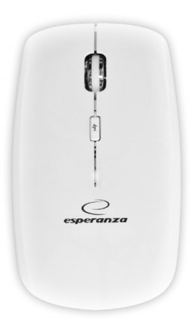 Mysz Esperanza EM120W Bezprzewodowa Biała - obraz 1