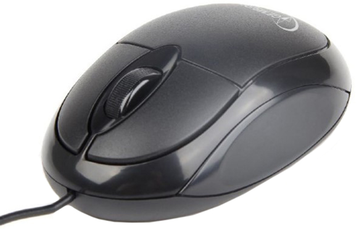 Mysz Gembird MUS-U-01 USB Czarna - obraz 1