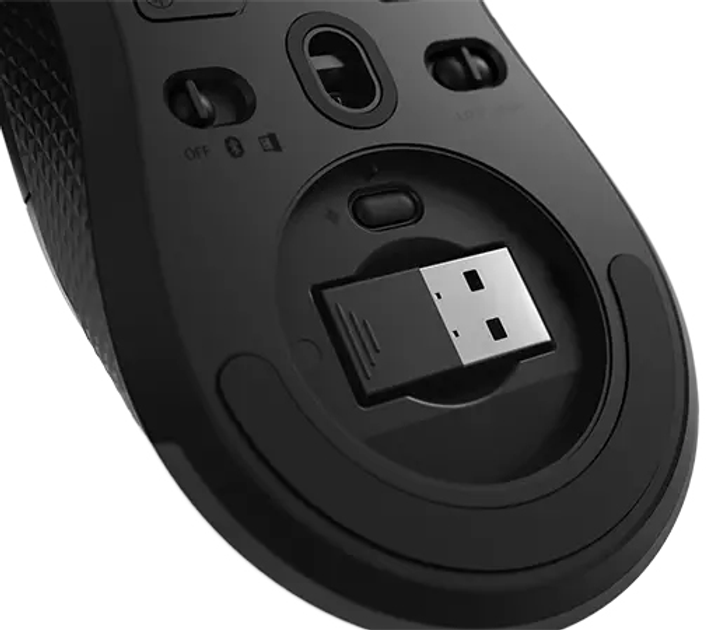 Bezprzewodowa mysz do gier Lenovo Legion M600 RGB, czarna (GY50X79385) - obraz 11