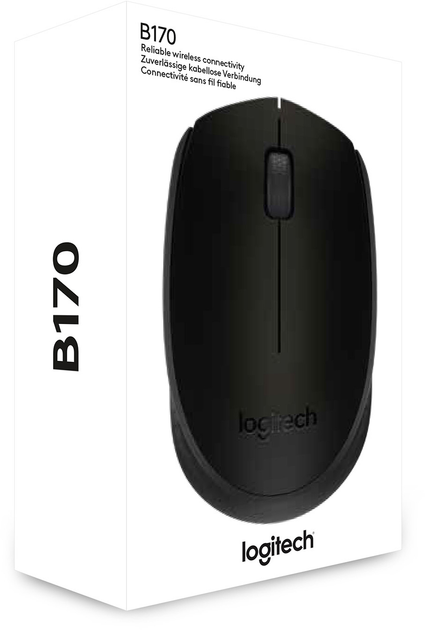 Миша Logitech B170 Wireless Black (910-004798) - зображення 5