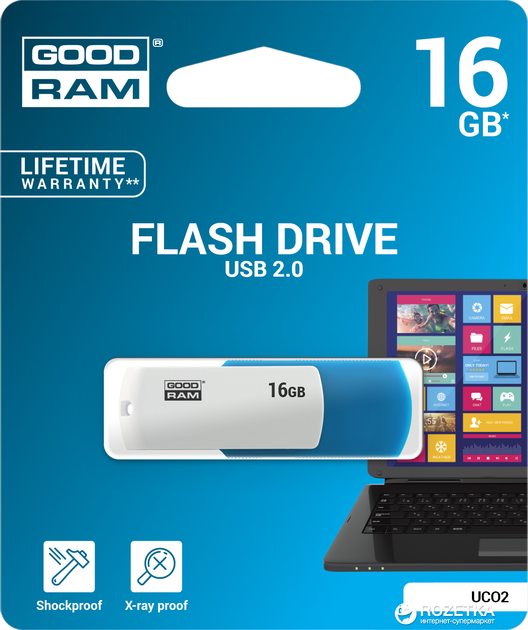 Pendrive Goodram Colour 16GB Mix (UCO2-0160MXR11) - obraz 2