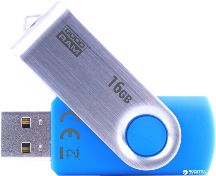 Goodram Twister 16GB Blue (UTS2-0160B0R11) - зображення 1