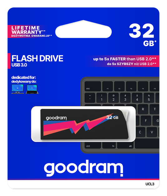 Goodram USB 3.0 Click 32GB Black (UCL3-0320K0R11) - зображення 5