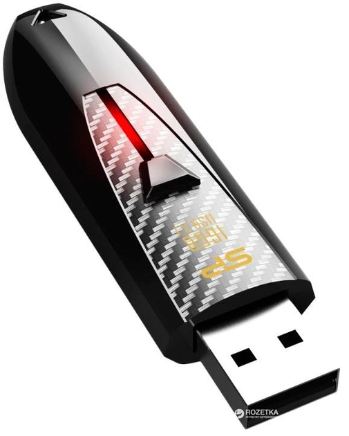 Silicon Power Blaze B25 16GB USB 3.0 Black (SP016GBUF3B25V1K) - зображення 2