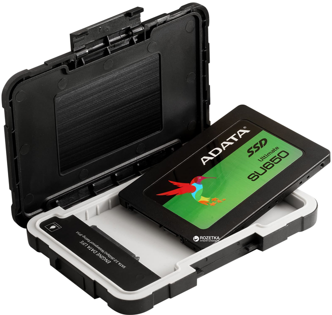 Зовнішня кишеня ADATA ED600 для HDD/SSD 2.5" SATA III - USB 3.1 (AED600U31-CBK) - зображення 4