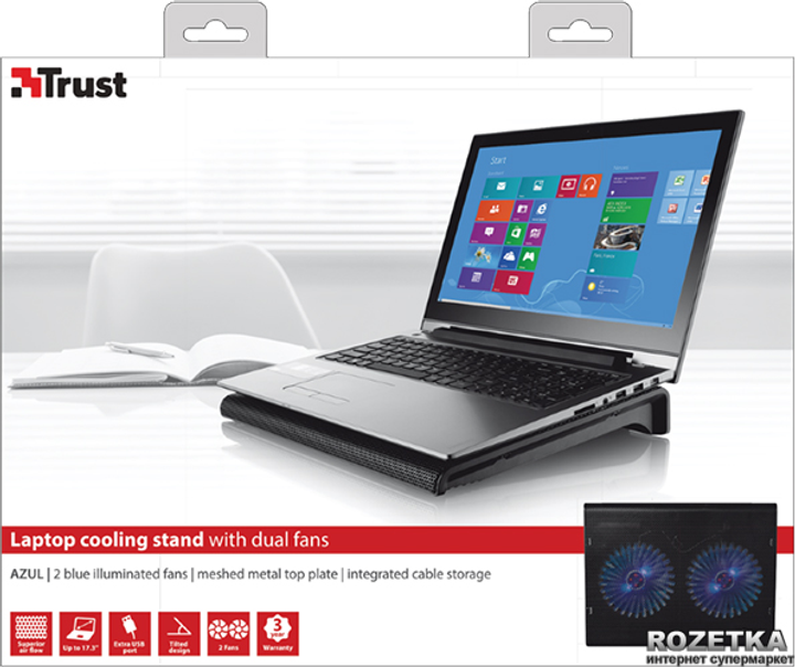 Podstawka pod laptopa Trust Azul (TR20104) - obraz 7