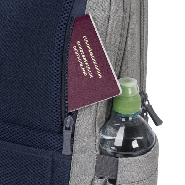 Рюкзак для ноутбука RIVACASE 7760 15.6" Grey (7760 (Grey)) - зображення 6