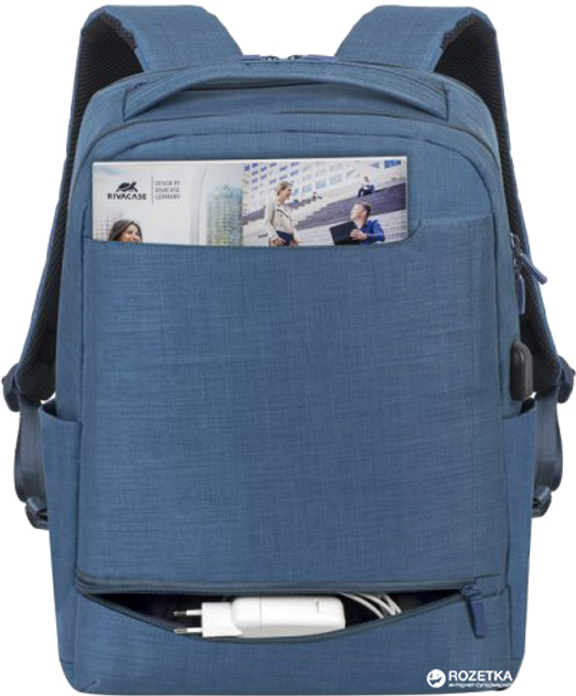 Plecak na laptopa RivaCase 8365 17.3" Niebieski (8365 (Niebieski)) - obraz 6