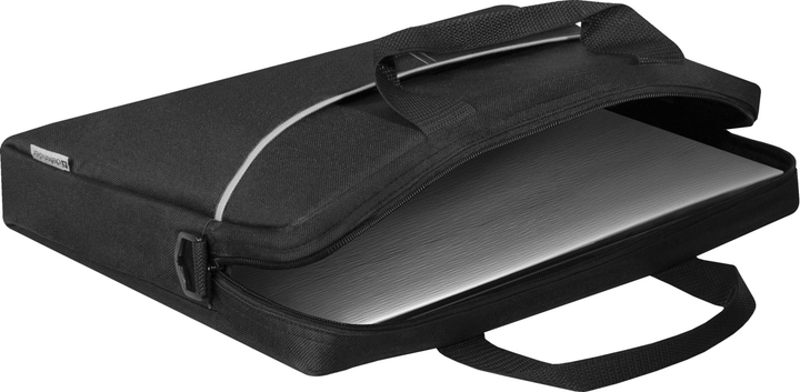 Torba na laptopa Defender Lite 15,6" Czarny/Szary (26086BG) - obraz 4