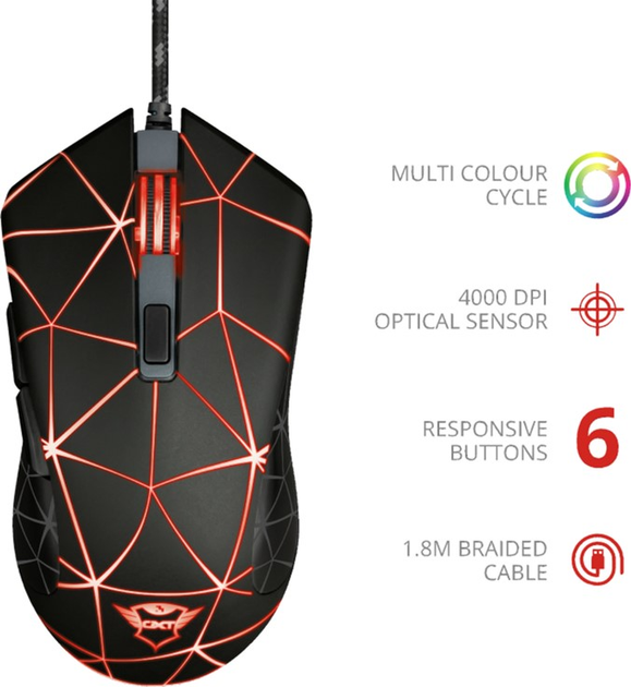 Миша Trust GXT 133 Locx USB Black (TR22988) - зображення 6