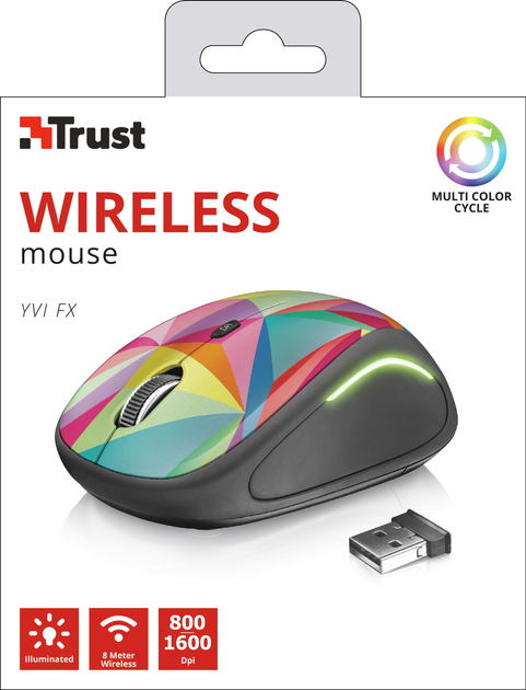 Mysz Trust Yvi FX Wireless Geometrics (TR22337) - obraz 6