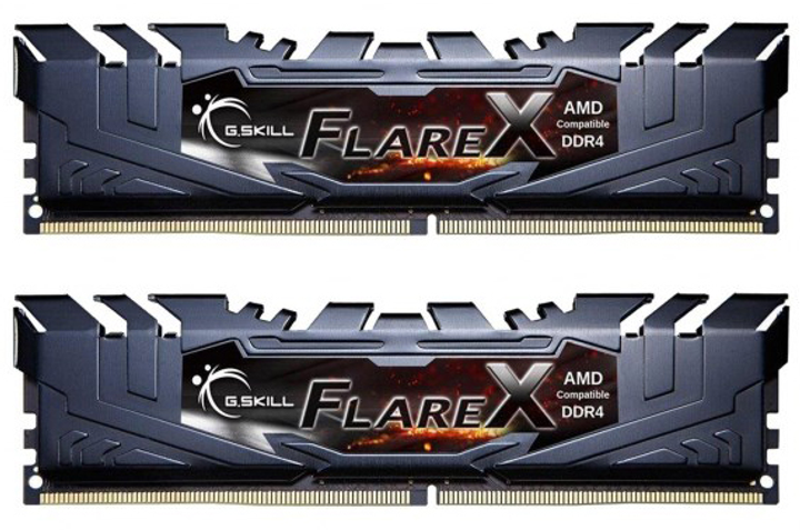 Оперативна пам'ять G.Skill DDR4-3200 16384MB PC4-25600 (Kit of 2x8192) Flare X Black (F4-3200C14D-16GFX) - зображення 1