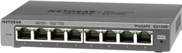 Комутатор Netgear GS108E (GS108E-300PES) - зображення 3