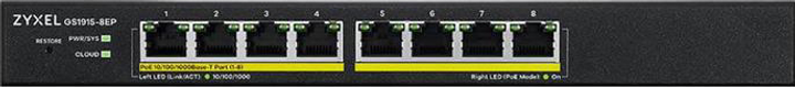 Przełącznik Zyxel GS1915-8EP (GS1915-8EP-EU0101F) - obraz 1