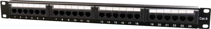 Патч панель Cablexpert Cat 6 24 портів (NPP-C624CM-001) - зображення 1