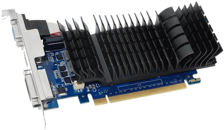 Asus PCI-Ex GeForce GT 730 2048MB GDDR5 (64bit) (902/5010) (VGA, DVI, HDMI) (GT730-SL-2GD5-BRK) - зображення 1