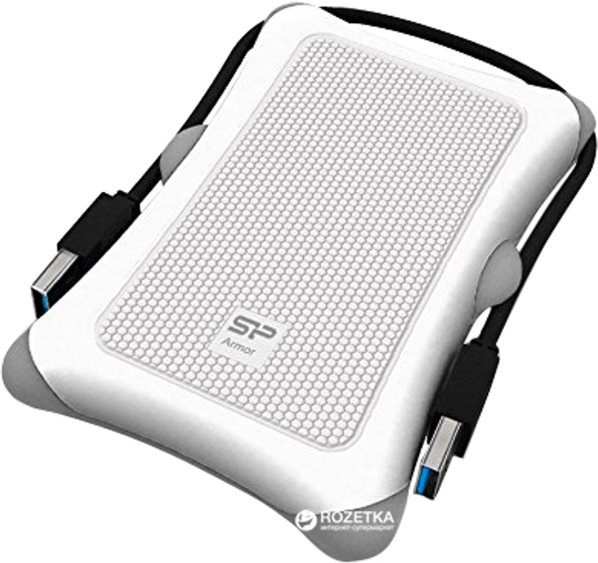 Зовнішня кишеня Silicon Power Armor A30 для HDD 2.5" USB 3.0 White (SP000HSPHDA30S3W) - зображення 3