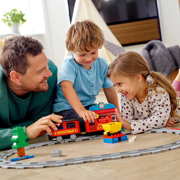 Конструктор LEGO DUPLO Паровоз 59 деталей (10874) - зображення 3