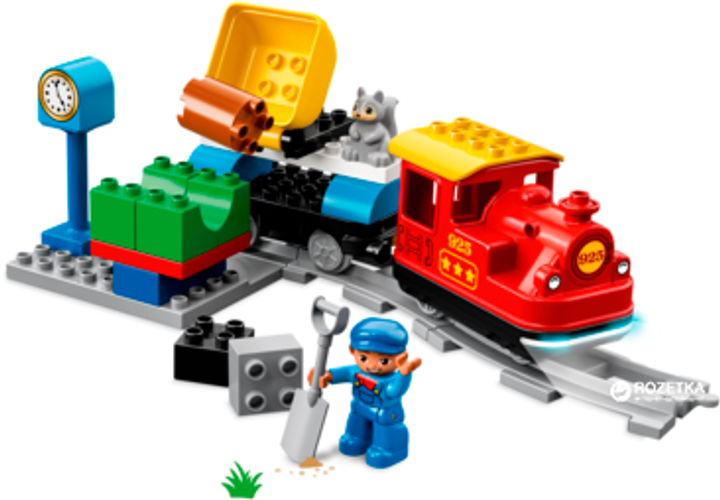 Конструктор LEGO DUPLO Паровоз 59 деталей (10874) - зображення 8