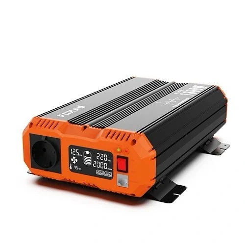 Инвертор синусоидальный Fchao PSC-1800W, 12В (преобразователь ...