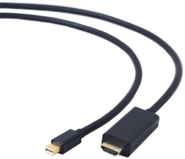 Kabel Cablexpert mini DisplayPort do HDMI 1,8 m Czarny (CC-mDP-HDMI-6) - obraz 1