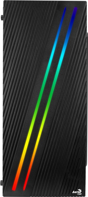 Obudowa Aerocool Streak RGB (Streak-A-BK-v1) Czarna - obraz 4