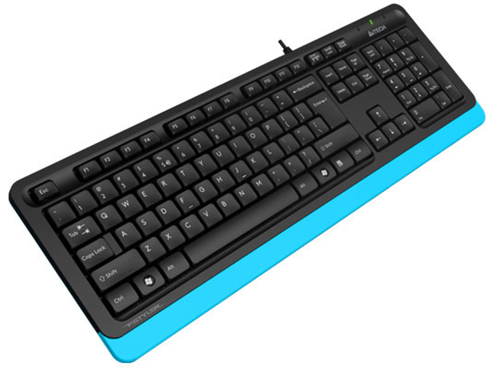 Klawiatura przewodowa A4Tech FK10 USB niebieska (4711421942881) - obraz 3
