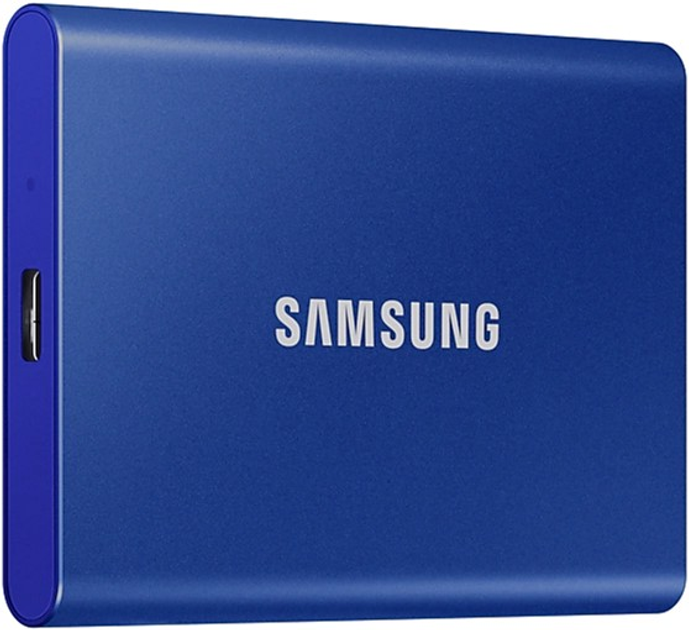 Dysk SSD Samsung Portable T7 500GB USB 3.2 Type-C (MU-PC500H/WW) External Blue - obraz 2