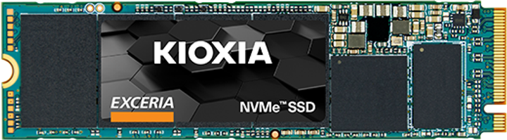 Dysk SSD KIOXIA EXCERIA 500GB NVMe M.2 2280 PCIe 3.0 x4 TLC (LRC10Z500GG8) - obraz 1
