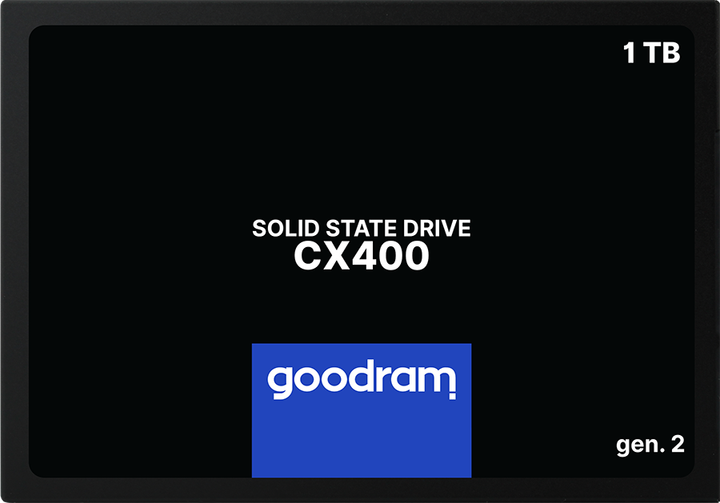 Goodram CX400 Gen.2 1TB 2.5" SATAIII 3D NAND TLC (SSDPR-CX400-01T-G2) - зображення 1