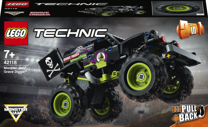 Конструктор LEGO Technic Monster Jam Grave Digger 212 деталей (42118) - зображення 1