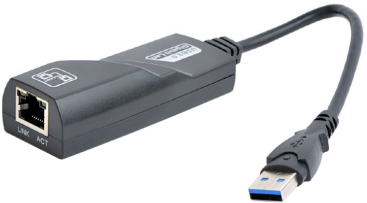 Адаптер Gembird USB 3.0 — RJ45 LAN Gigabit (NIC-U3-02) - зображення 1