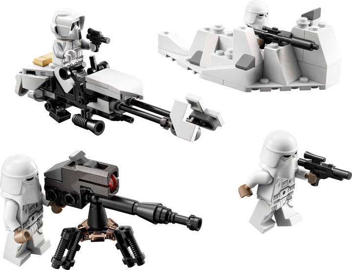 Конструктор LEGO Star Wars Сніговий штурмовик Бойовий набір 105 деталей (75320) - зображення 2