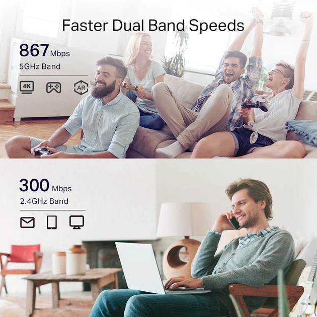 Przedłużacz sieciowy TP-LINK RE330 Mesh (4897098683033) - obraz 4