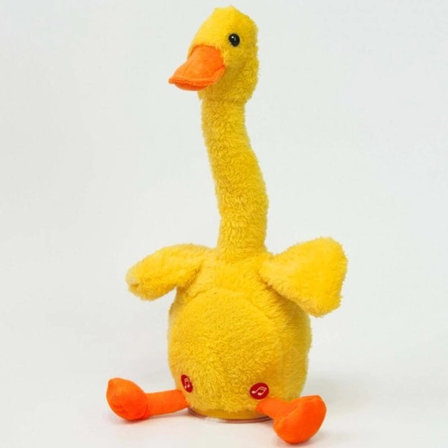 Интерактивная игрушка повторюшка Утка Talking duck 120 песен танцует, поет, светится и повторяет слова - изображение 3