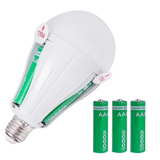 Світлодіодна лампа на акумуляторі Emergency lamp E27 30 Вт (3 ...